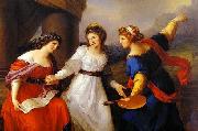 Angelica Kauffmann arts of Music and Painting Spain oil painting artist